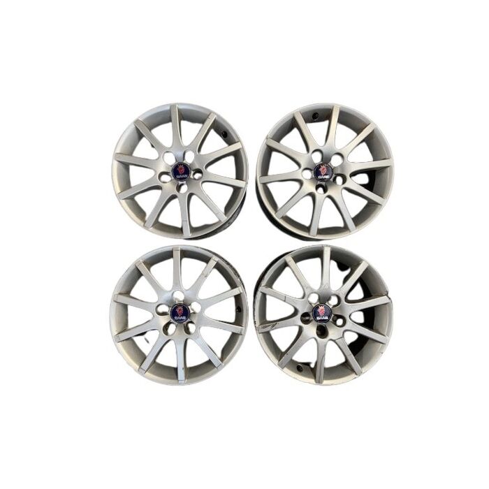 Velgen Set, 16 Inch, Velg, Wheel Rim Set, Original Saab, 12785709, Gebruikt, Used