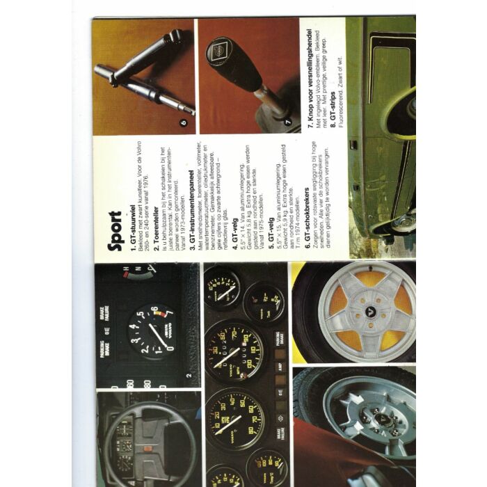 Volvo accessoires boekje 240/260 serie