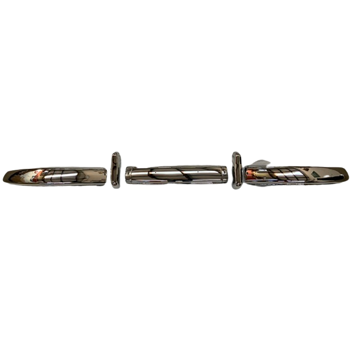 Volvo Bumper PV544 achter complete set incl rozetten RVS Volvo onderdeel nr 658248SET
