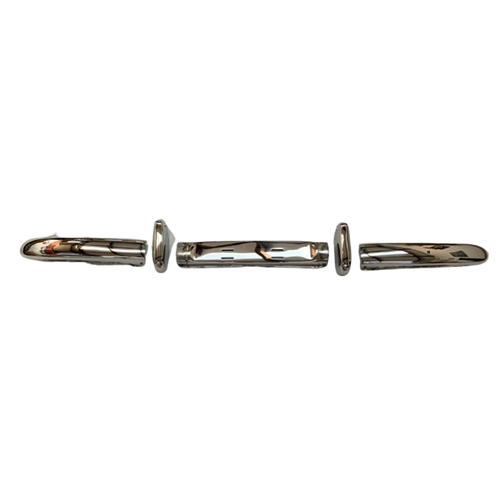 Volvo Bumper PV544+Duett voor compleet incl rozetten RVS Volvo onderdeel nr 661697SET