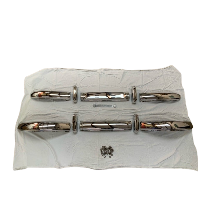 Volvo Bumper PV544+Duett voor compleet incl rozetten RVS Volvo onderdeel nr 661697SET