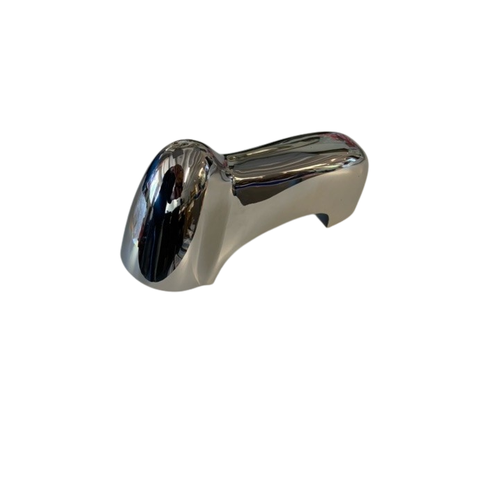 Volvo Bumper rozet PV444 + links achter RVS -ch 173459 met nummerplaat verlichting in tussendeel Volvo onderdeel nr 89493S