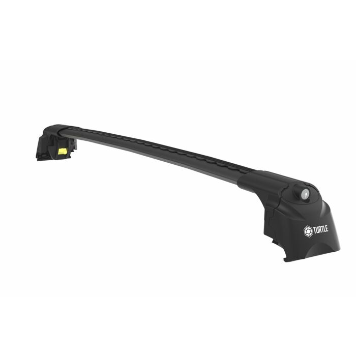 Volvo Dakdragers zwart voor aan roofrail/dakrail  Volvo XC60 max 75kg dakrail  wing vorm  voor weinig windgeruis Volvo onderdeel nr DAK1007B
