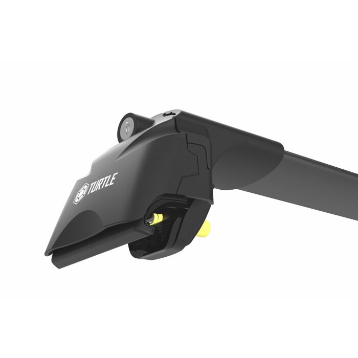 Volvo Dakdragers zilver voor aan roofrail/dakrail  Volvo XC90 2003-2014  max 75kg dakrail  wing vorm  voor weinig windgeruis Volvo onderdeel nr DAK1008S