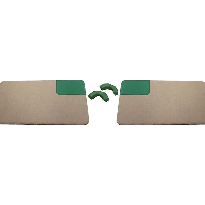 Klädsel dörr PV444A 47-50 vänster+höger SET gul/grön