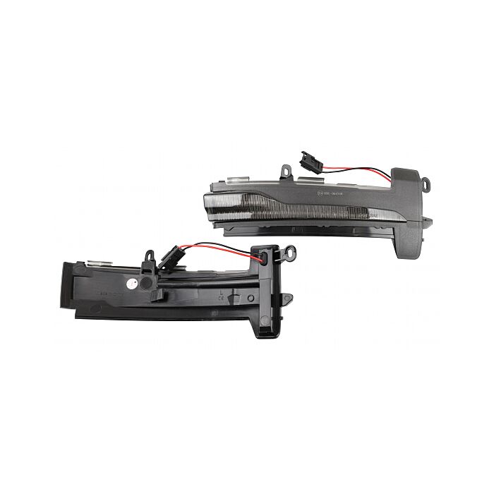 LED spegelvänsterlampa, klar lins Dynamic, 1 par XC60