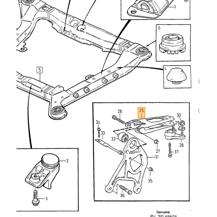 Volvo Gereedschap: Dopsleutel 1/2inch  12-kant  voor 1/2inch sleutel Volvo onderdeel nr 10352