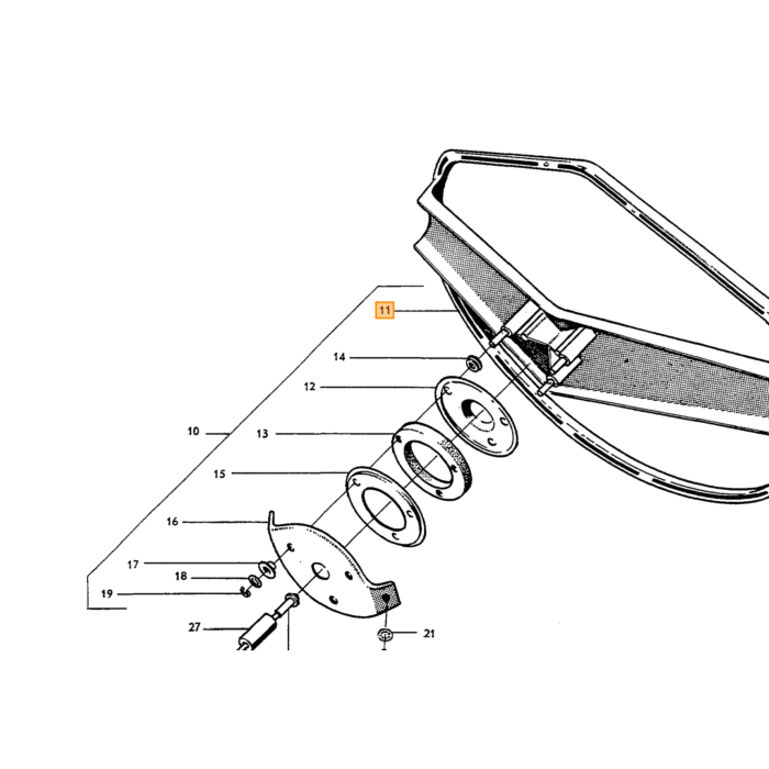 Volvo Parker chroom voor grille 190388 pv 444 544 amazon 164 140 schroef Volvo onderdeel nr 106985