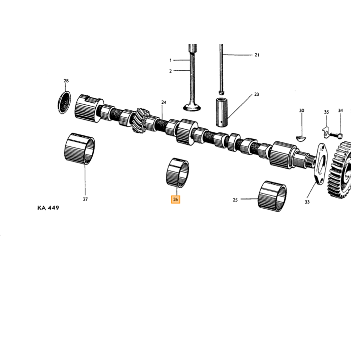 Volvo Lager dynamo gelijkstroom 6 volt + 12 volt Bosch achterste toplager b18 b20 Volvo onderdeel nr 11009