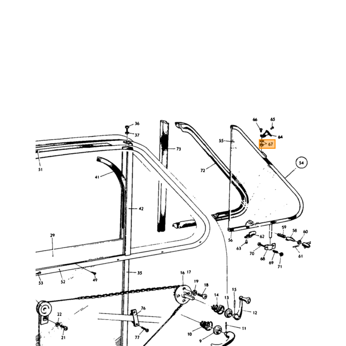 Volvo Revet ventilatieruit Amazon Volvo onderdeel nr 120151