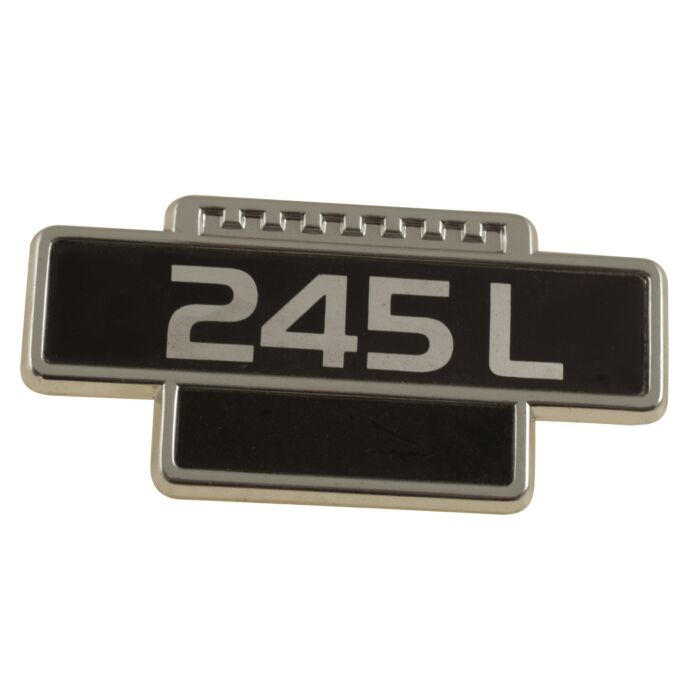 Embleem inch245Linch voorscherm 
