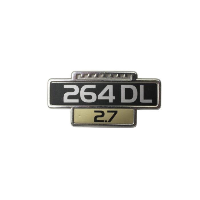 Volvo Embleem inch264DLinch voorscherm NOS niet meer leverbaar Volvo onderdeel nr 1202423
