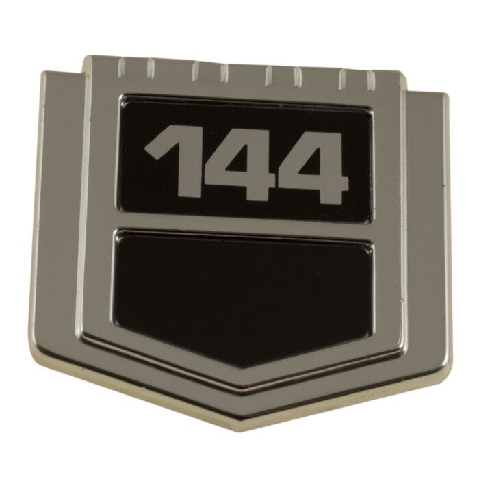 Volvo Embleem inch144inch 1973-1974 voorscherm niet meer leverbaar Volvo onderdeel nr 1211739