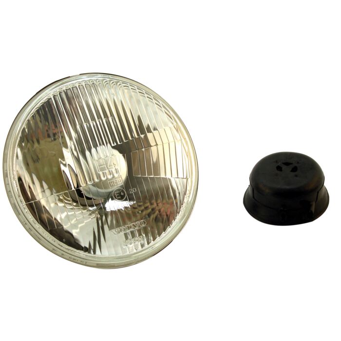 Koplamp reflector met glas H4 PV+Amazon+P1800+140 orig Volvo 7 inch 178mm LHD