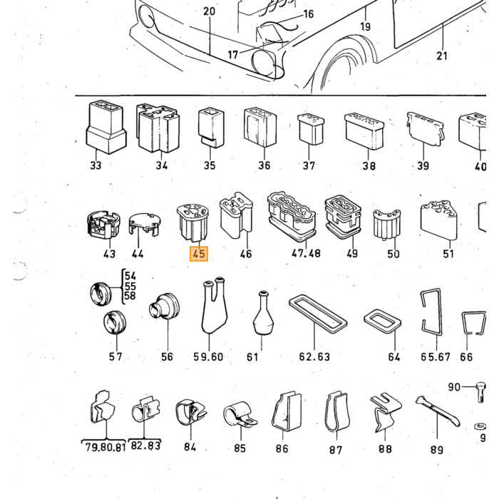 Volvo houder huis Volvo onderdeel nr 1215464
