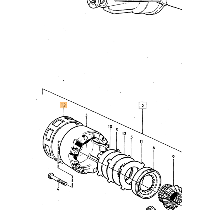 Volvo Sensor wiel abs achteras snelheidssensor  240  260  740  760ANTI-SPIN 1988 Volvo onderdeel nr 1220844