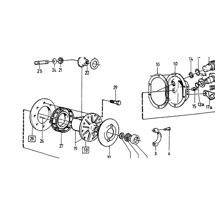Volvo Shim achteras differentieel opvulring Volvo Shim rearaxle differential thurst washer Spacer Differential Volvo 120 130 220  140  164  200  700  900  S90 V90 (-1998) Volvo onderdeel nr 1232436