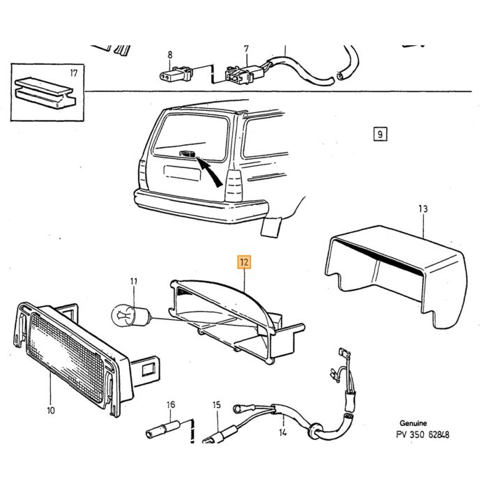 interieur verlichting 240 bagageruimte sedan 244 242