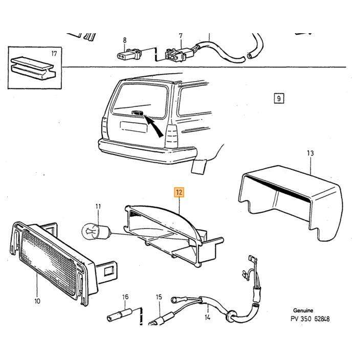 interieur verlichting 240 bagageruimte sedan 244 242
