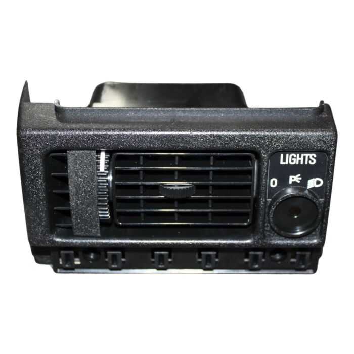 Dashboard bedienings paneel links  Doashboard control panel left Ventilation grille LH Volvo 200 serie 240 260klep huis links