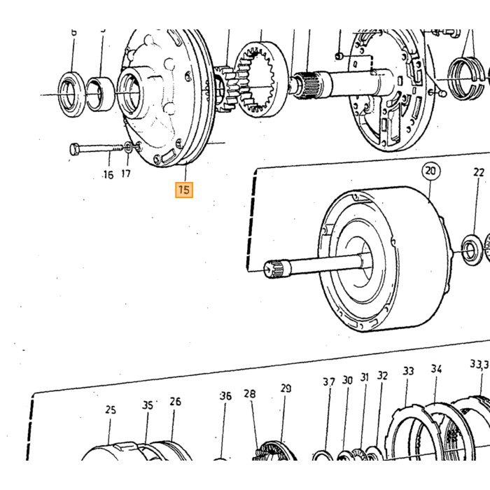 Volvo O-RING keerring automatische versnellingsbak  pomphuis planeet tandwiel en koppeling 240  260  740  760  780  940  940 SE  960  S90  V90  AW70. AW70  AW72. AW71. AW71 TRANS 1208532  1208533  1208534  1208642. AW72. Volvo onderdeel nr 1239673