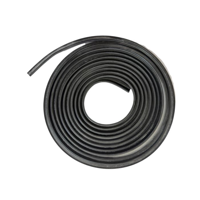 Volvo Rubber sierlijst voorruit 140+164+240+260 -1989 (gemonteerd aan de sierlijst) ORIG Volvo Volvo onderdeel nr 1254562