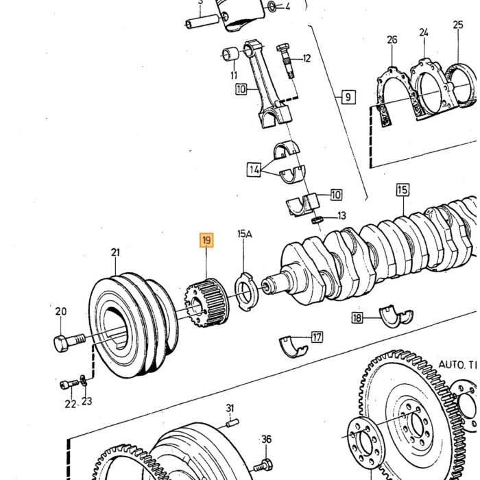 Volvo riem Protector Volvo onderdeel nr 1257418