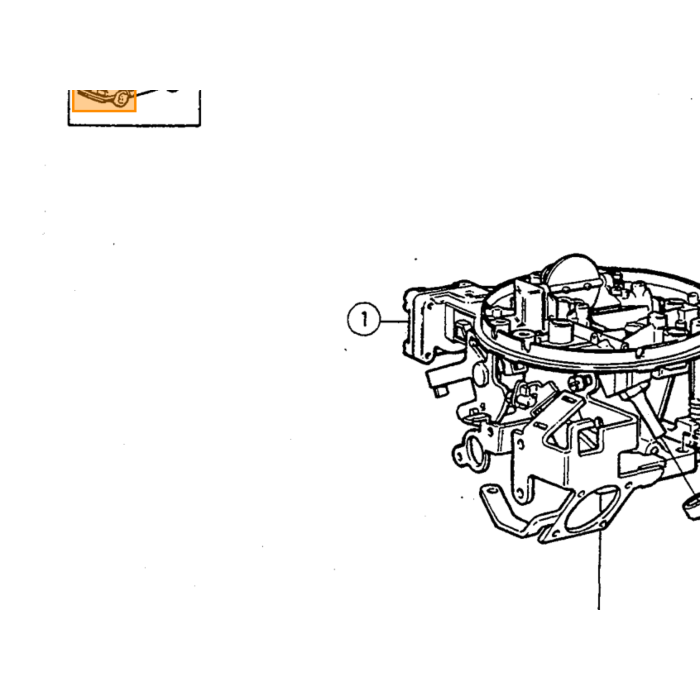 Volvo Naald klep Solex carburateur 240  340-360  740 Volvo onderdeel nr 1270009
