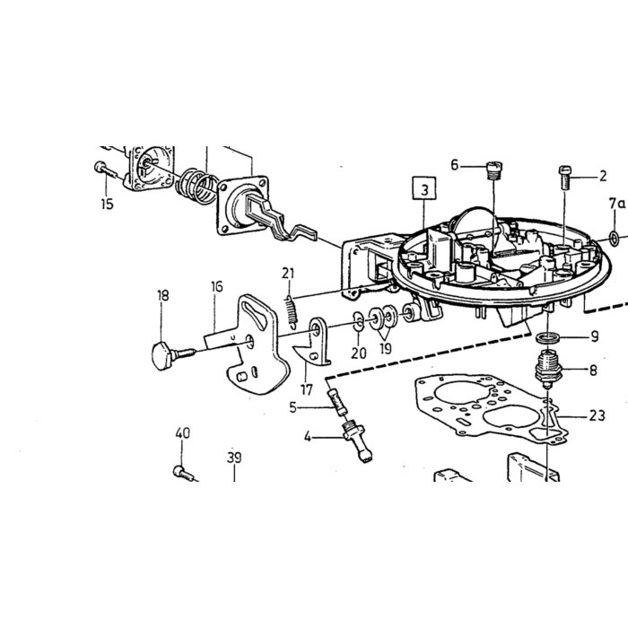 Volvo Diaphragm set membraam set Solex carburateur 240+260 niet meer leverbaar Volvo onderdeel nr 1270133