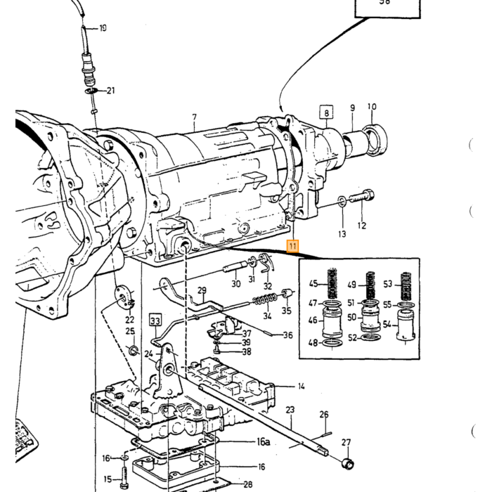 Volvo Accu 12 volt pluspool links 60AMP kleur zwart amazon Volvo onderdeel nr 1270