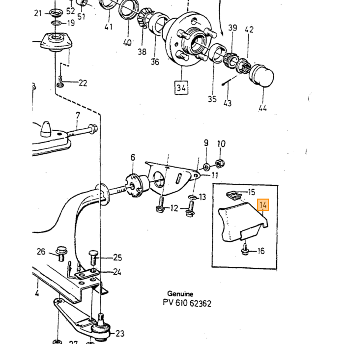 Volvo hitte schild beschermplaat Volvo onderdeel nr 1273398
