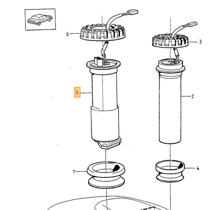 Volvo Schakelaar achteruit rijverlichting 240+260 1984+ 740+940+850+V70+S70 allen 940 240 V70 850 740 760 S70 S90 S60 S80 960 V90 260 780 Volvo onderdeel nr 1307086