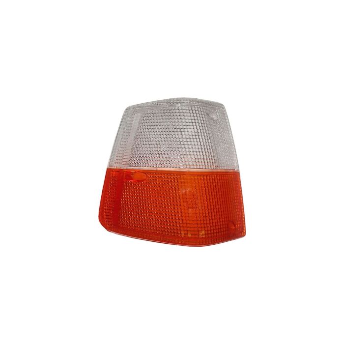 Volvo Glas knipperlicht 240 242 244 245 Rechts oranje/wit 1981+ richtingaanwijzerglas 240 260 Volvo onderdeel nr 1307454