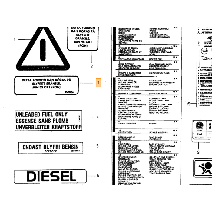 Volvo isolatie Mat rechts niet meer leverbaar Volvo onderdeel nr 1313120