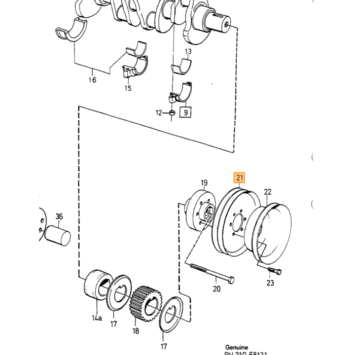 Volvo Afdek plaat benzinepomp B18 B20 B30 B200 B230 Amazon PV544 240 op motorblok voor gebruik electrische benzinepomp Volvo onderdeel nr 1326595