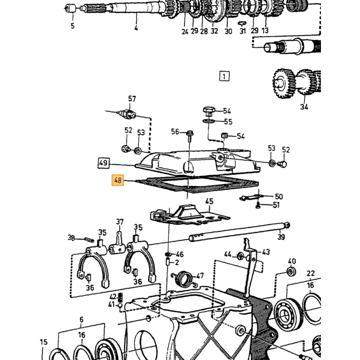 Volvo Packning Volvo typeVolvo 240 : aandrijving soortVolvo 340 360 : aandrijving soortVolvo 740 760 780 : aandrijving soortVolvo 940 960 : aandrijving soort Volvo onderdeel nr 1340988