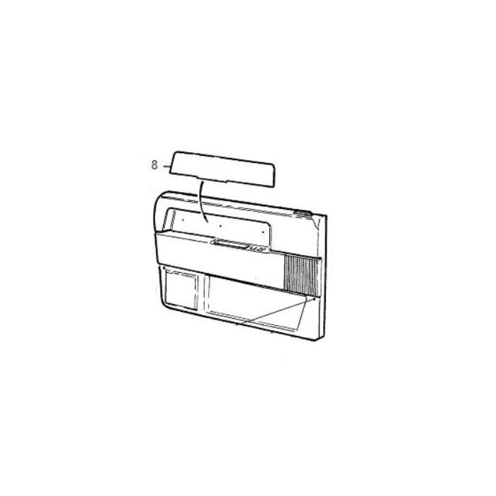 Deur portier Paneel links interieur links voor 740 760