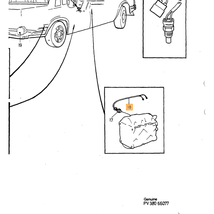 Volvo lamp houder Volvo onderdeel nr 1347526