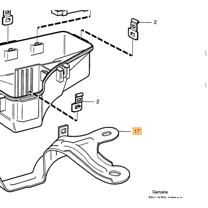 Volvo Relais VOLVO 760 850 960 C70 Conv -05 C70 Coupe -02 S70 S90 I -98  V70 I -00 V90 I -98 XC70 -00 Volvo onderdeel nr 1362895