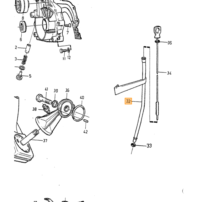 Volvo Pakking Olie koeler Benzine Volvo 850 - 960 - S90 - V90 - S70 - V70 - V70 - XC70 - S40 - V40 Volvo onderdeel nr 1366791