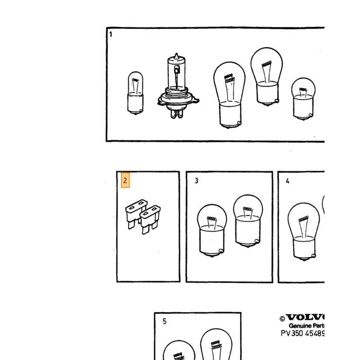 Volvo Dagrijverlichting Volvo onderdeel nr 1369341