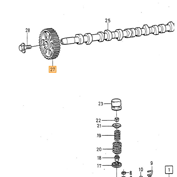 Volvo Pakking cilinderkop B204 740 780 960 Volvo onderdeel nr 1378475