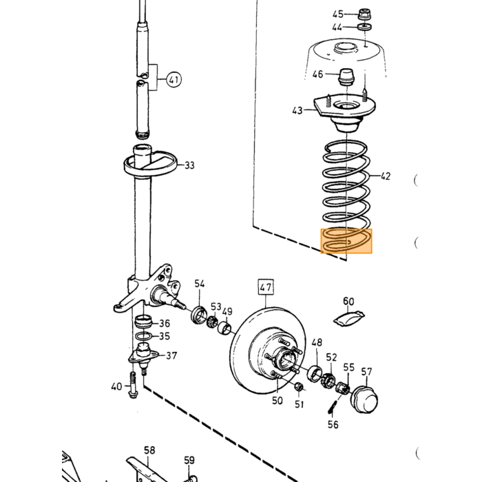 Volvo Draagarm vooras 740+760+940+960 links (silentbloc voorgemonteerd) 1229401 940 960 740 760 780 Volvo onderdeel nr 1387682