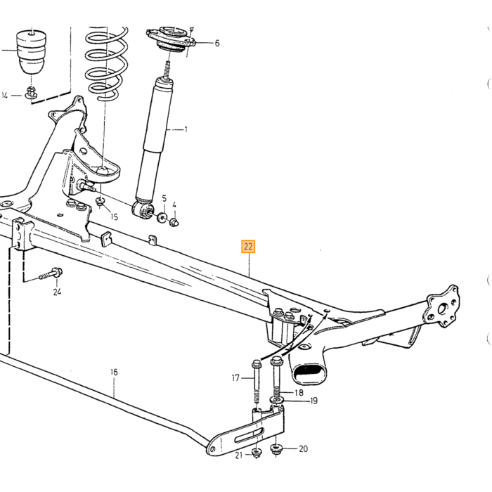 Krängningshämmare 850+S70+V70 -2000 C70 -2005 30cm (30647995)(8626031)(8628726) S70 V70 850 C70 Xc70