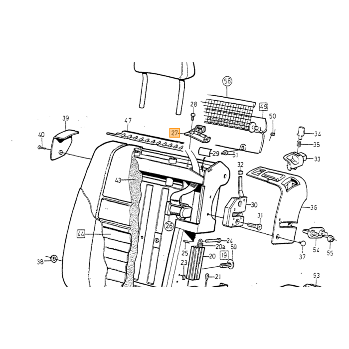 Volvo riem geleider Volvo onderdeel nr 1388060