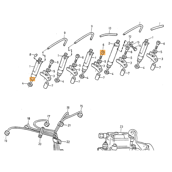 Volvo Slangkoppeling Volvo 240 - 740 - 760 - 780 - 850 - 940 - 960 -  S90 - V90 - C70 - S70 - V70 - XC70 - S80 - S40 - V40 Volvo onderdeel nr 1389574