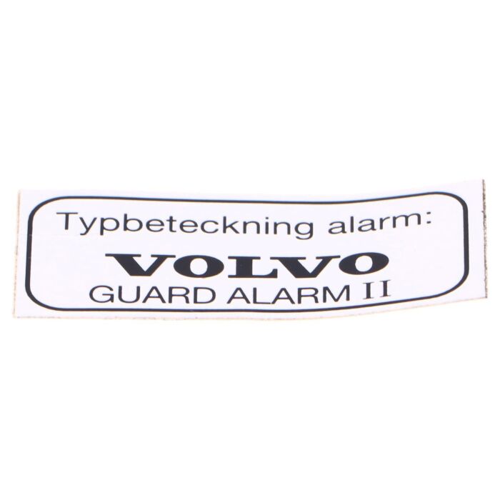 Volvo Sticker Volvo onderdeel nr 1394264