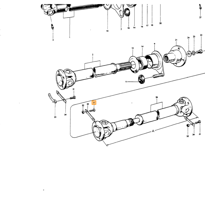 Volvo Borgplaat aandrijfas flens kruiskoppelingP1800 PV444 544 P445 P210 Amazon Volvo onderdeel nr 15260