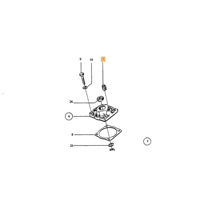 Volvo Olie vul plug stuurhuis PV544+Duett+P1800+Amazon -1970 Volvo onderdeel nr 180764