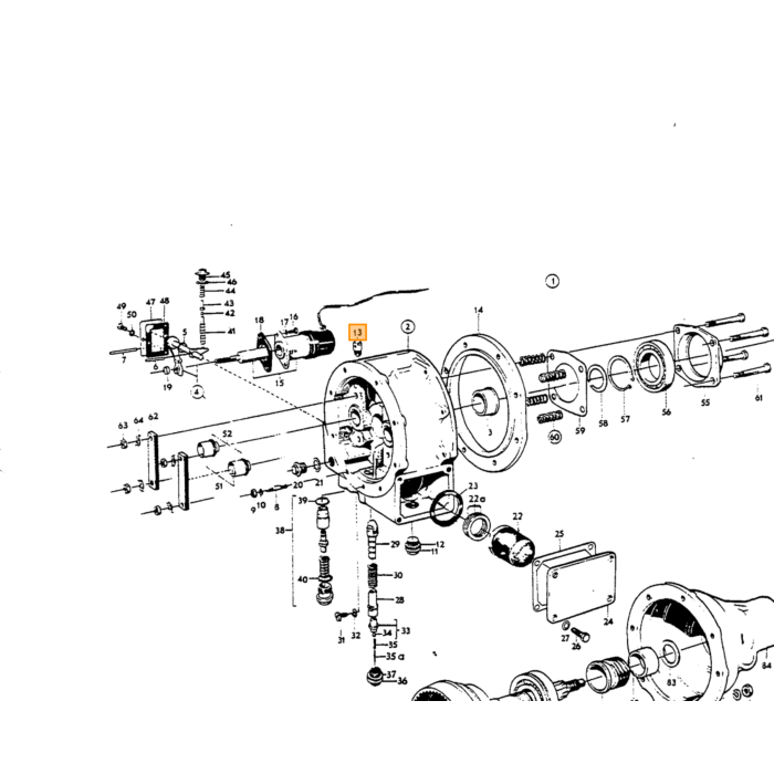 Volvo Lager aandrijfas tussenas Amazon+P1800 -1967 Bi daim 34 7 buiten diam 72 mm.. voor montage met 2x rubber ophanging Volvo onderdeel nr 181252